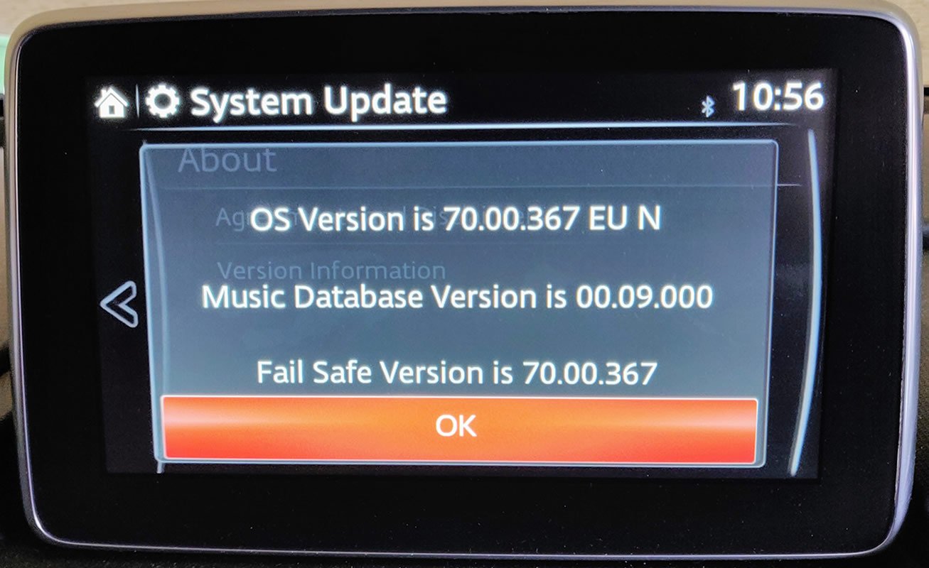 new MX-5 software version